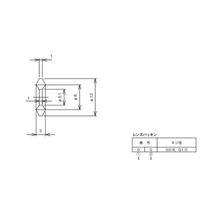 長野計器 レンズパッキン (FJ80ー003) 【FJ80ー003】 FJ80-003 1個（直送品）