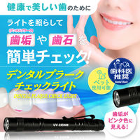 オムニ デンタルプラークチェックライト ブラック OMC-DTHA001 1台（直送品）