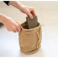 オカ マルシェシリーズ ドローストリングバッグ ベージュ 4548622861235 1枚（直送品）