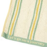 リバーシブルフェイスタオル2Pセット(GO ON THE JOURNEY) イエロー studio CLIP