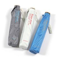 晴雨兼用　軽量ワイドミニ日傘 ブルー studio CLIP