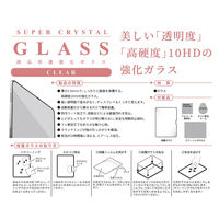 エツミ 液晶保護ガラス 2024 iPad Pro(M4) 11インチ 光沢 VV-82677 1枚（直送品）