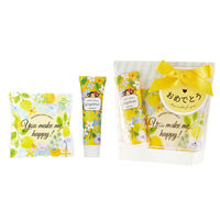 サンハーブ バスギフトNO.36（グレープフルーツ） バスタブレット50g、ハンドクリーム30g グローバルプロダクトプランニング