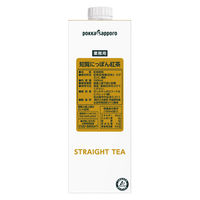 ポッカサッポロフード＆ビバレッジ 業務用 知覧にっぽん紅茶 1L 1セット（12本）