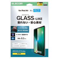 エレコム 11インチiPad Air(M3/M2) フィルム ガラスライク 高透明 薄型 TB-A25MFLGL 1個