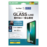 エレコム iPad(A16) (第10世代) フィルム ガラスライク 高透明 薄型 TB-A25RFLGL 1個