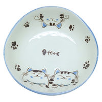 美濃陶苑 陶磁器 三角40鉢ミケブルー 22-14-2 1セット(5個入)（直送品）