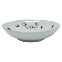 美濃陶苑 陶磁器 三角70深皿ミケピンク 22-15-3 1セット(5個入)（直送品）