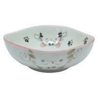 美濃陶苑 陶磁器 三角40鉢ミケピンク 22-15-2 1セット(5個入)（直送品）