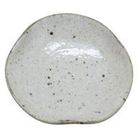 美濃陶苑 陶磁器 渕サビうのふ変形三角鉢小 28-1-2 1セット(5個入)（直送品）