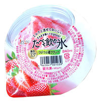 アイスライン [冷凍] たべて飲む氷イチゴフラッペ 240ml 4965847001039 1個(240ml)（直送品）