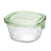 耐熱ガラス 保存容器 グリーン システムセット 7点  パック&レンジ PSC-PRN-G7 iwaki（イワキ）