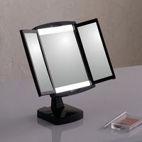 永井興産 キレイミラー 幅240×奥行100×高さ235mm ブラック NK-2710BK 1個