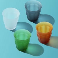 DURALEX デュラレックス ピカルディ フロスト コップ 250ml ホワイト 451608 1個（直送品）