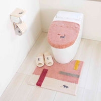 オカ 蓋カバー ミニョン トイレフタカバー 兼用 ピンク 471656 1個（直送品）