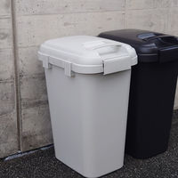 平和工業 ゴミ箱 45L ハンドル付きジョイントペール ミルクティーベージュ 479526 1個（直送品）