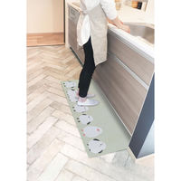 オカトー キッチンマット フラフィット インテリアマット 45×120cm コトリ 479643 1個（直送品）