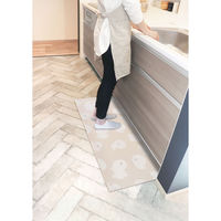 オカトー キッチンマット フラフィット インテリアマット 45×120cm ビジョンフリーゼ 479644 1個（直送品）