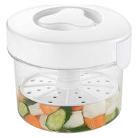 パール金属 漬物容器 キッチンメイト 丸型 漬物器 1.6L 474878 1個（直送品）