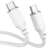 センチュリー PD60W対応TypeーCケーブル2m CC-JD60W20WH Type-CtoC Cable 2m 1個