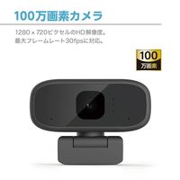 センチュリー WEBカメラ マイク内蔵100万画素 CCAM-S10BK 1個