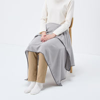 無印良品 綿シンカーパイルひざ掛け ８０×１３０ｃｍ グレー 良品計画