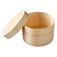 アサヒグリーン 木製容器 経木ワッパ 丸S 00251345 1ケース(300個(10個×30))（直送品）