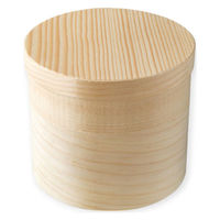 アサヒグリーン 木製容器 経木ワッパ 2段丸12 00251348 1ケース(100個(5個×20))（直送品）