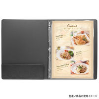 シンビ メニューブック スリムB-GLA インフォ・赤 00390354 1袋(1個)（直送品）