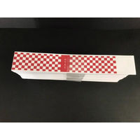 マスキ 店舗資材 箸袋 市松(紅) 500枚シュリンク 00787563 1ケース(20個(1個×20))（直送品）