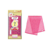 キクロン ボディータオル こども用アワスター あか 00788381 1ケース(60個(10個×6))（直送品）