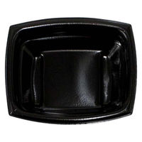 デンカポリマー 惣菜容器 夢デリLS10 黒 00788658 1ケース(1200個(50個×24))（直送品）