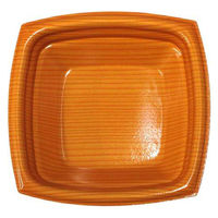 デンカポリマー 惣菜容器 夢デリLS5 木目新 00788694 1ケース(1500個(50個×30))（直送品）