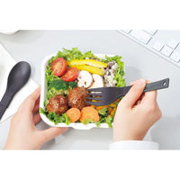 内海産業 カトラリー プラスチックスマート 携帯スプーン&ソーク 2263230 1ケース(240個(1個×240))（直送品）