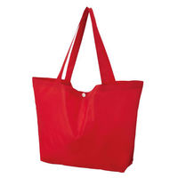 内海産業 エコバッグ Ecolor 折りたたみビッグバッグ(レッド) 2370841 1ケース(200個(1個×200))（直送品）