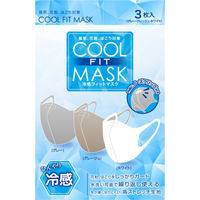内海産業 使い捨てマスク 冷感フィットマスク3枚入 2371961 1ケース(200個(1個×200))（直送品）