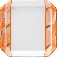 エフピコ 発泡トレー しゃぶしゃぶ3人浅LS 鮮彩オレンジ 40130337 1ケース(400個(50個×8))（直送品）