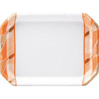 エフピコ 発泡トレー しゃぶしゃぶ4人浅LS 鮮彩オレンジ 40130437 1ケース(300個(50個×6))（直送品）