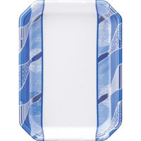 エフピコ 発泡トレー しゃぶしゃぶ長3.5人浅LS 鮮彩青 40133536 1ケース(600個(50個×12))（直送品）