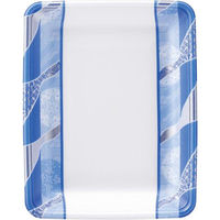 エフピコ 発泡トレー FLB-A25-30 鮮彩青 4F160256 1ケース(900個(100個×9))（直送品）