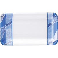 エフピコ 発泡トレー FLB-Y14-25 鮮彩青 4F162144 1ケース(1200個(100個×12))（直送品）