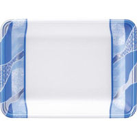 エフピコ 発泡トレー FLB-Y18-33 鮮彩青 4F162189 1ケース(900個(100個×9))（直送品）