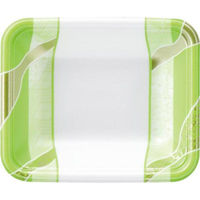 エフピコ 発泡トレー FLB-V12-30 鮮彩緑 4F171126 1ケース(3000個(100個×30))（直送品）