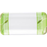 エフピコ 発泡トレー FLB-Y12-25 鮮彩緑 4F172124 1ケース(1500個(100個×15))（直送品）