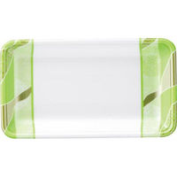 エフピコ 発泡トレー FLB-Y14-25 鮮彩緑 4F172144 1ケース(1200個(100個×12))（直送品）