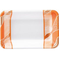 エフピコ 発泡トレー FLB-A13-30 鮮彩オレンジ 4F180136 1ケース(1800個(100個×18))（直送品）