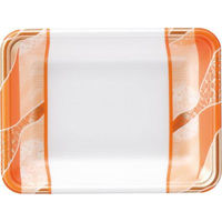 エフピコ 発泡トレー FLB-A15-30 鮮彩オレンジ 4F180156 1ケース(1800個(100個×18))（直送品）