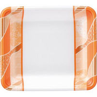 エフピコ 発泡トレー FLB-A17-30 鮮彩オレンジ 4F180176 1ケース(1500個(100個×15))（直送品）