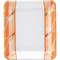 エフピコ 発泡トレー FLB-A22-30 鮮彩オレンジ 4F180226 1ケース(1200個(100個×12))（直送品）