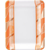 エフピコ 発泡トレー FLB-A25-30 鮮彩オレンジ 4F180256 1ケース(900個(100個×9))（直送品）